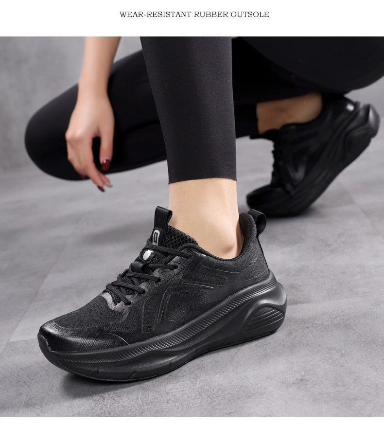 Professional Running Shoes for Men and Women, Spring and Summer New Soft Sole, Lightweight, Shock Absorption, Breathable, Jump Rope, Non-Slip, Marathon Walking Shoes