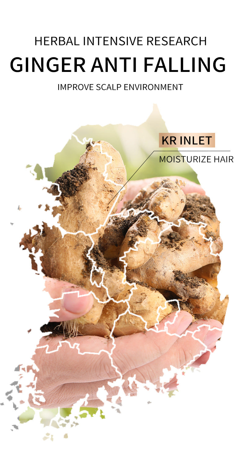Ginger Hair Mask SADOER Improve Frizz, Soften and Smooth, Portable Strip Pack, Cross-Border Foreign Trade Wholesale