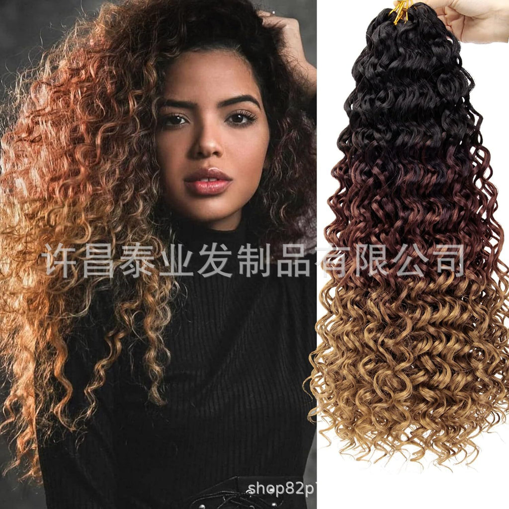 European and American Foreign Trade Cross-Border Wig African Curl Dreadlocks Crochet Hair GoGo Curl Crochet Hair Wig