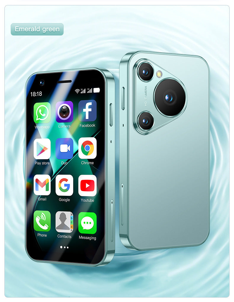P70promax Mini Mobile Phone3.04-inch Quad-Core Android8.1Ultra-Small Pocket Traditional Chinese Google