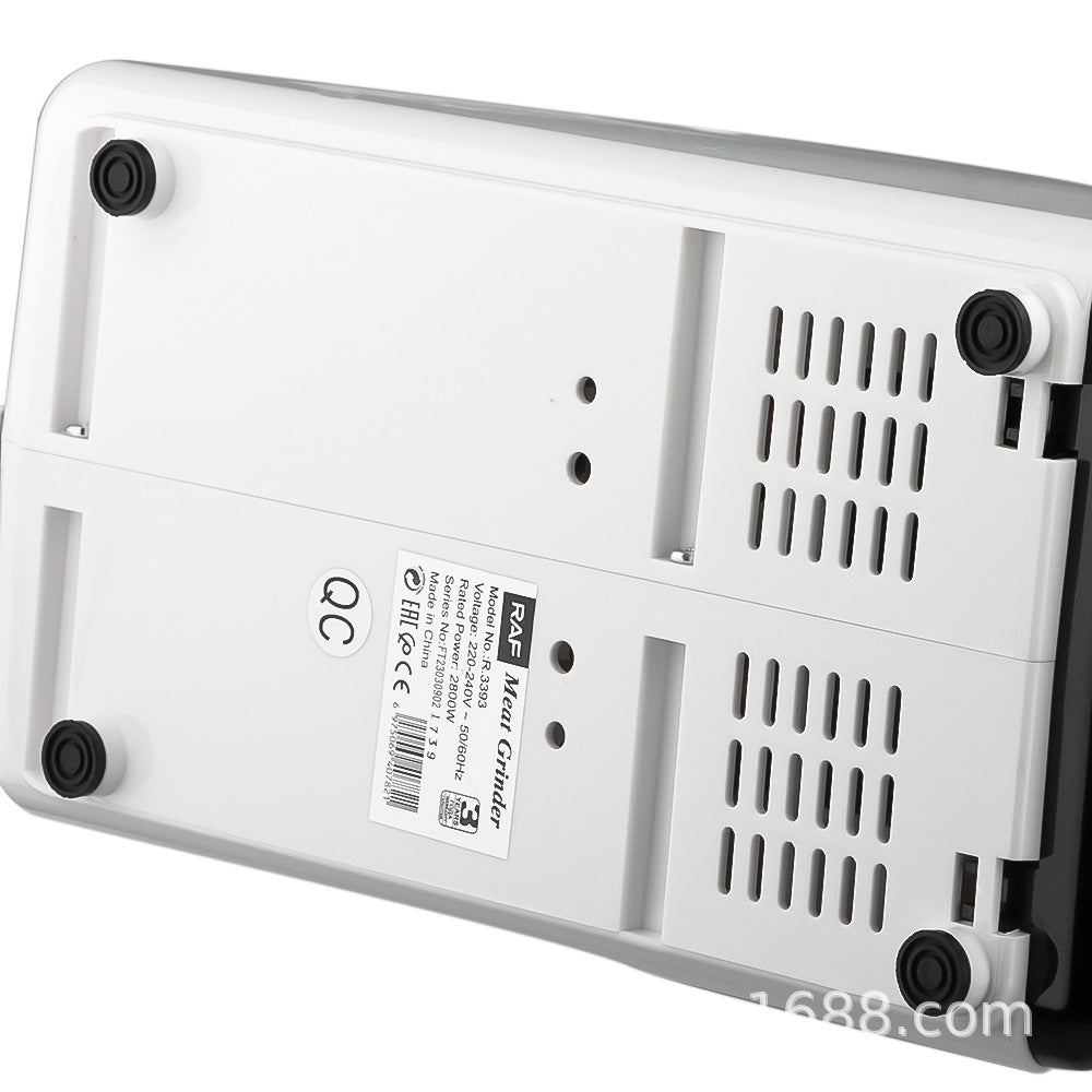 RAF EU Standard Household Meat Grinder Small Electric Sausage Stuffer Automatic Multifunctional Commercial Desktop Meat Mincer