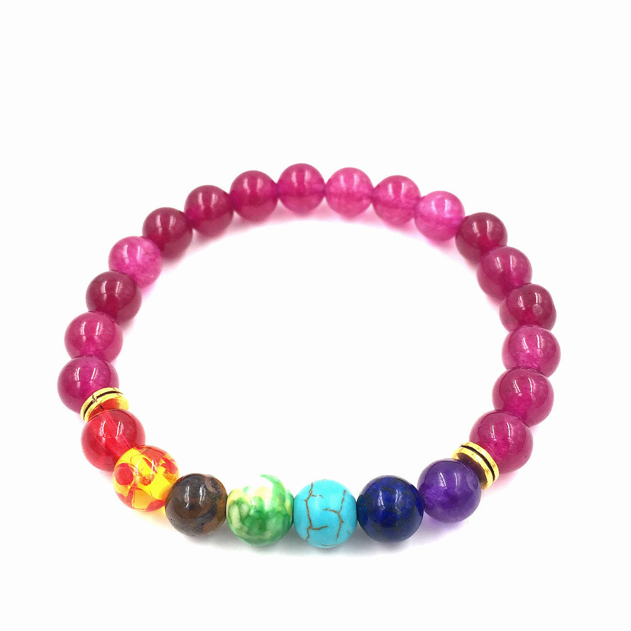 Men's Tiger Eye Magnetic Bracelet Natural Stone10mm Agate Bracelet Elastic Cord Single Circle Tiger Eye Stone Beaded Bracelet