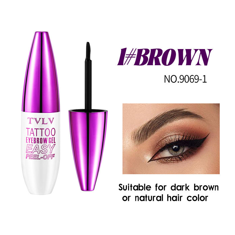 AliExpress Peel-off Eyebrow Cream Film-forming Peel-off Type Long-lasting Waterproof Sweat-proof Eyebrow Cream Packaging Makeup