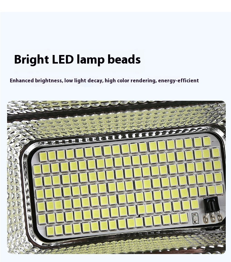 Household Solar Outdoor Light Split Waterproof Garden Courtyard Light Suitable for Warehouse Factory Indoor Floodlight