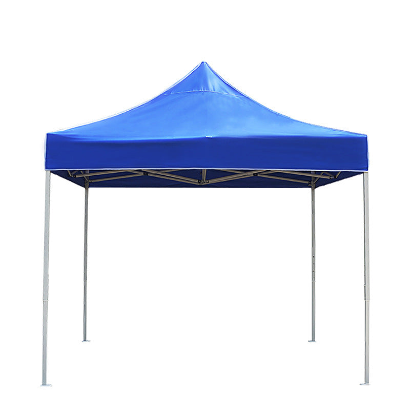 In Stock Outdoor Advertising Four-Corner Tent Rainproof Sunproof Thickened Event Exhibition Market Stall Sunshade