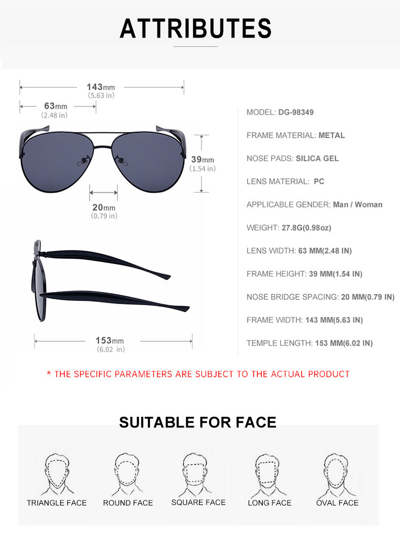 Toad-shaped Metal Sunglasses2025New Retro Plain Sunglasses High-End Feel Women Street Style Trendy Sunglasses