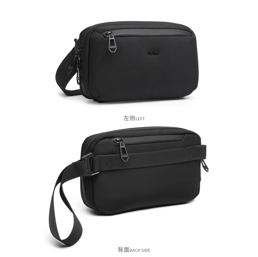 OZUKO Men's Clutch Bag Crossbody Bag Chest Bag High-end Waterproof Multifunctional Trendy Brand Shoulder Bag Organizer Bag