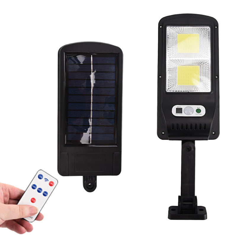 Specially designed for outdoor use120COB Solar Human Body Sensing Street Light Outdoor Waterproof Wall Light LED Garden lamp