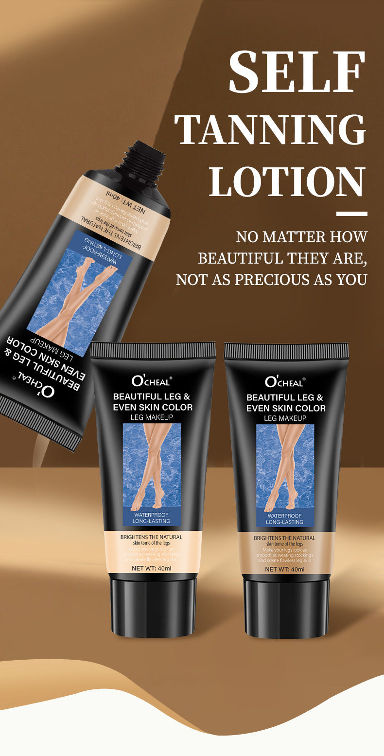 Makeup European and American Concealer Leg Cream Waterproof Even Skin Tone Tanning Cream Stocking Cream Leg Care Moisturizer