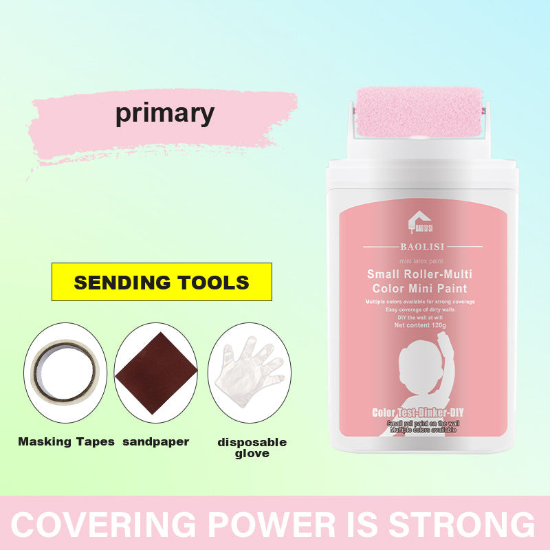 Tik Tok Same Style Small Roller Brush Paint Odorless Wall Repair Paste for Dirt and Graffiti, Latex Paint Repair