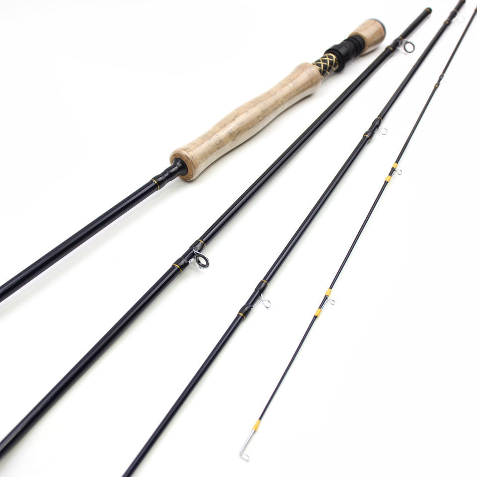 7/8#Carbon Fly Rod4Portable Fly Fishing Rod M Fast Adjustable European and American Style Popular Fishing Rod for Stream Lure Fishing