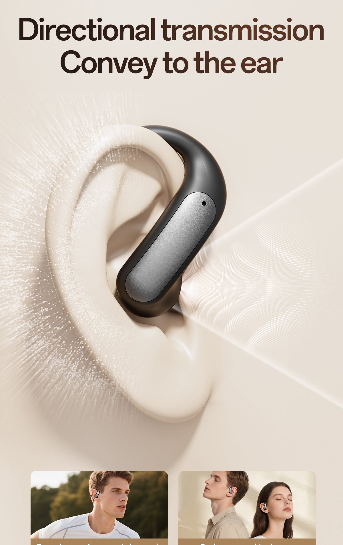 2025New M140Long Battery Life Ear-Hook Headphones Private Model High Appearance Long Battery Life Wireless Bluetooth Headphones