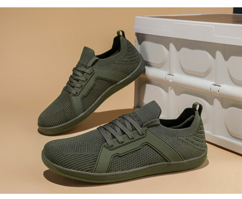 Wide Toe Large Size Lightweight Casual Shoes Hiking Fitness Cycling Running Shoes Soft Sole Breathable Sports Shoes