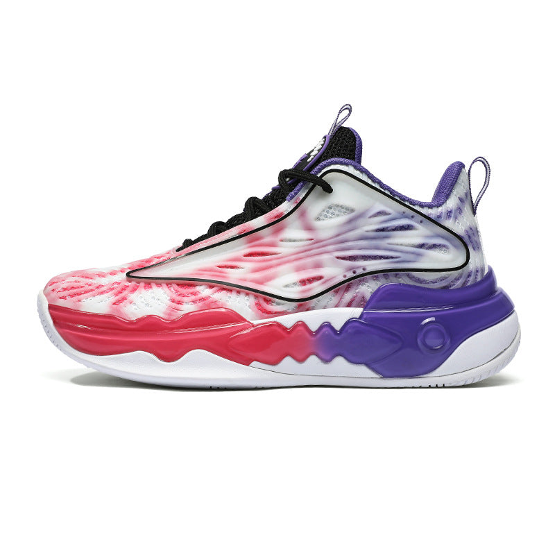 Luminous New Non-Slip Wear-Resistant Fashionable Sports Basketball Shoes Trendy Street Practical Sneakers Student Training Sports Shoes