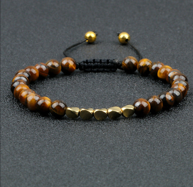 AliExpress8mm Volcanic Lava Stone Bracelet Natural Emperor Stone Couple Fashion Bracelet Factory Direct Sale