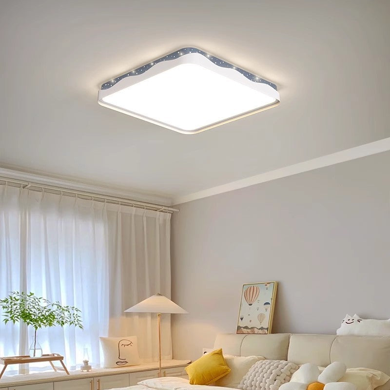 New Nordic Style Living Room Lamp for Home Use, Elegant led Ceiling Lamp Iron Art Room Lamp Creative Simple Bedroom Lamp Round Shape