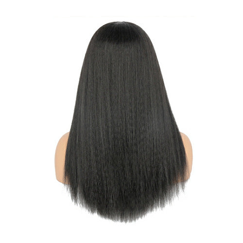 Factory Direct Sale V-part Yaki Straight Wig For Women