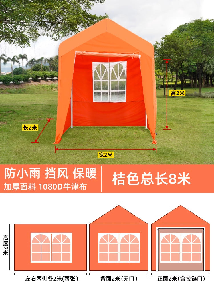 Camping Internet Celebrity Market Stall Tent Cover Thickened Windproof Rainproof Coldproof Outdoor Windproof Cloth Distribution and Dropshipping