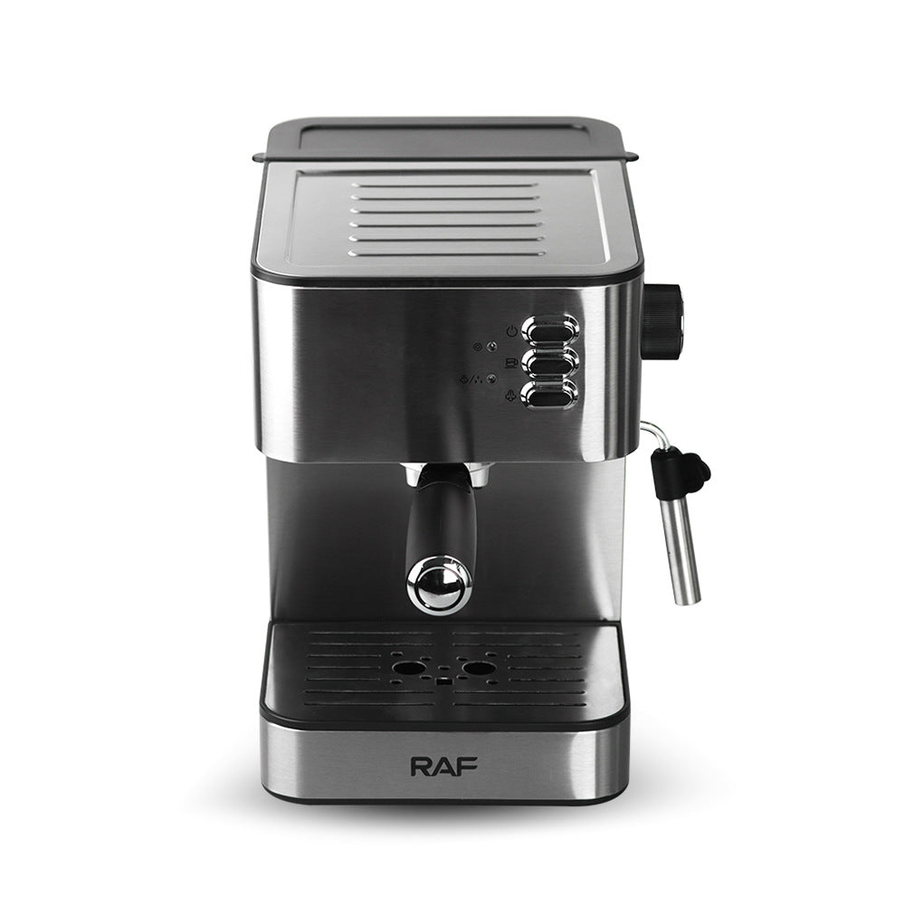 RAF Coffee Machine Household EU Plug Small Italian Semi-automatic Steam Milk Frother Integrated Coffee Pot