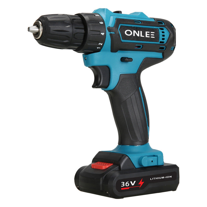 Rechargeable High-Power Electric Impact Pistol Drill Screwdriver Tool Set Multi-Function Lithium Battery Hand Drill