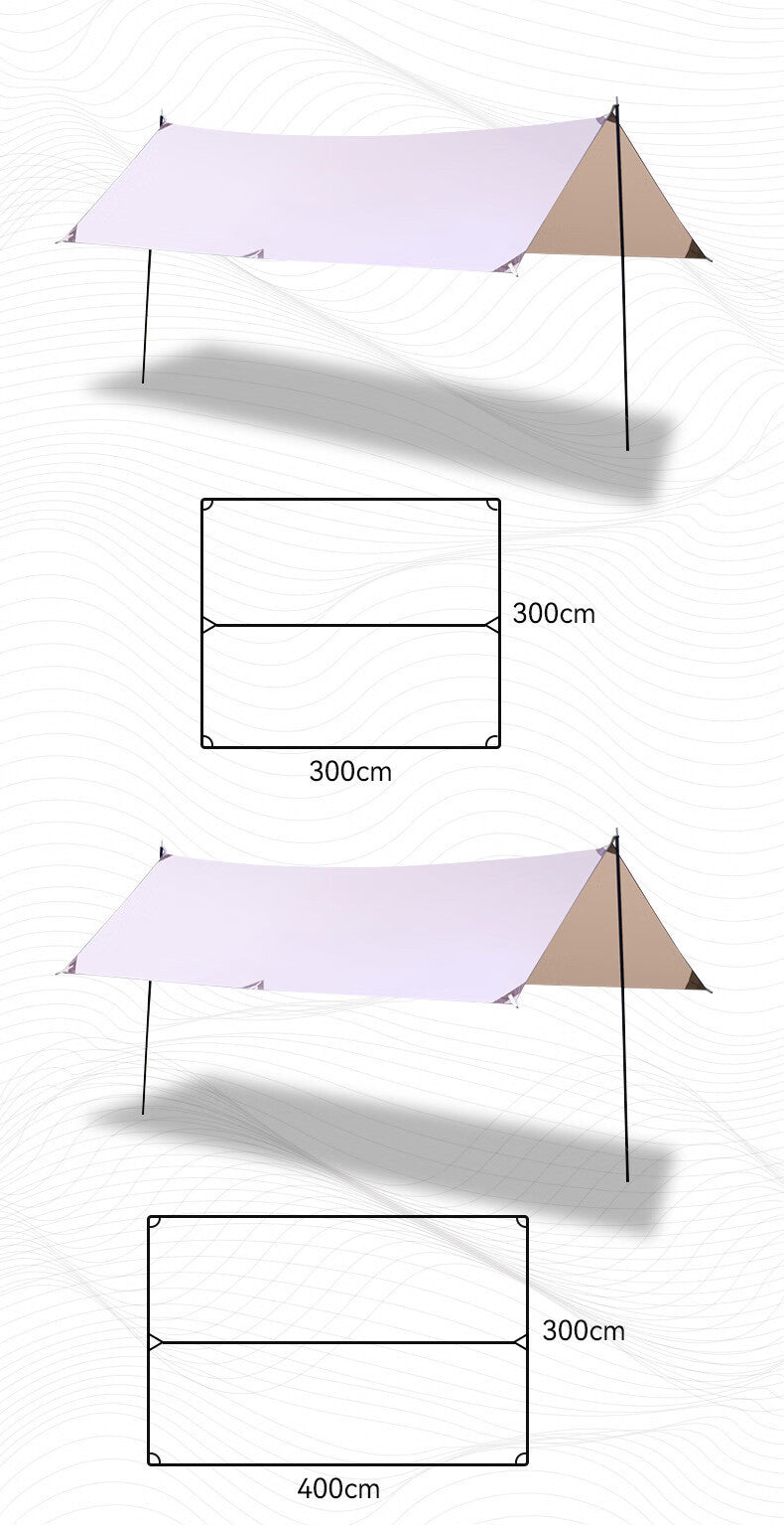 Outdoor Canopy Tent Camping Picnic Rainproof Sunshade Fabric Shelter Portable Wholesale