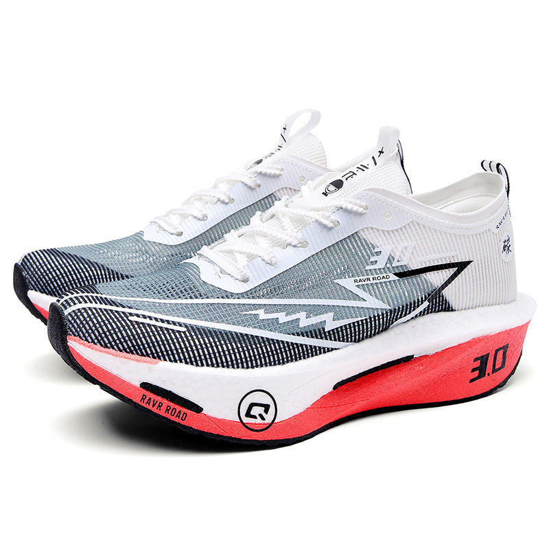 Summer New Hollow Breathable Lightweight Casual Sports Shoes with Super Soft Sole Carbon Plate Cushioning and Rebound for Fitness and Running
