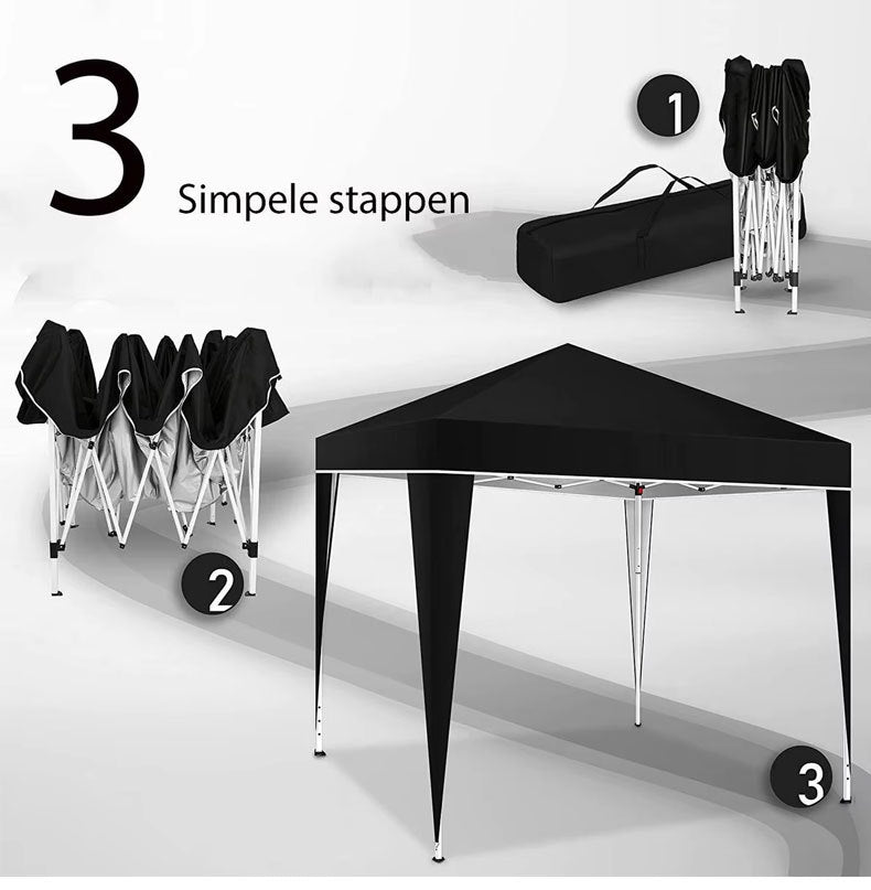 Four-corner Folding Tent3*3Camping Exhibition Leisure Tent Outdoor Beach Sunshade Pavilion Export Wholesale