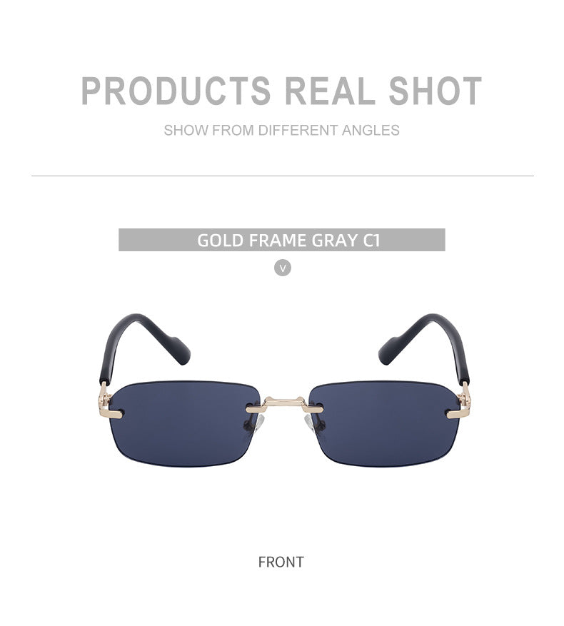 European and American new style square frame sunglasses for women INS Windproof Sunglasses for Men Driving Glasses sunglasses