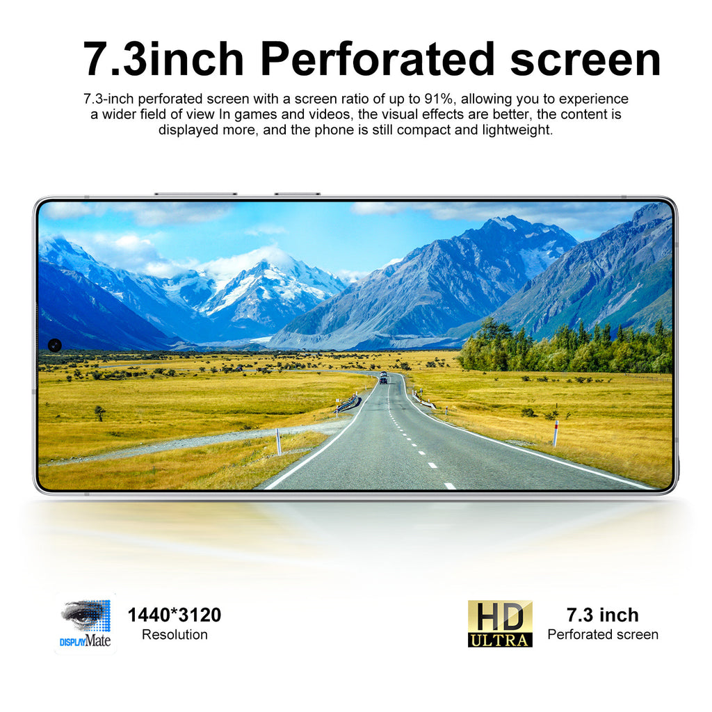7.3Inch Smart High-Definition Large Screen S25 Ultra Android Phone16+1T Memory Source Factory