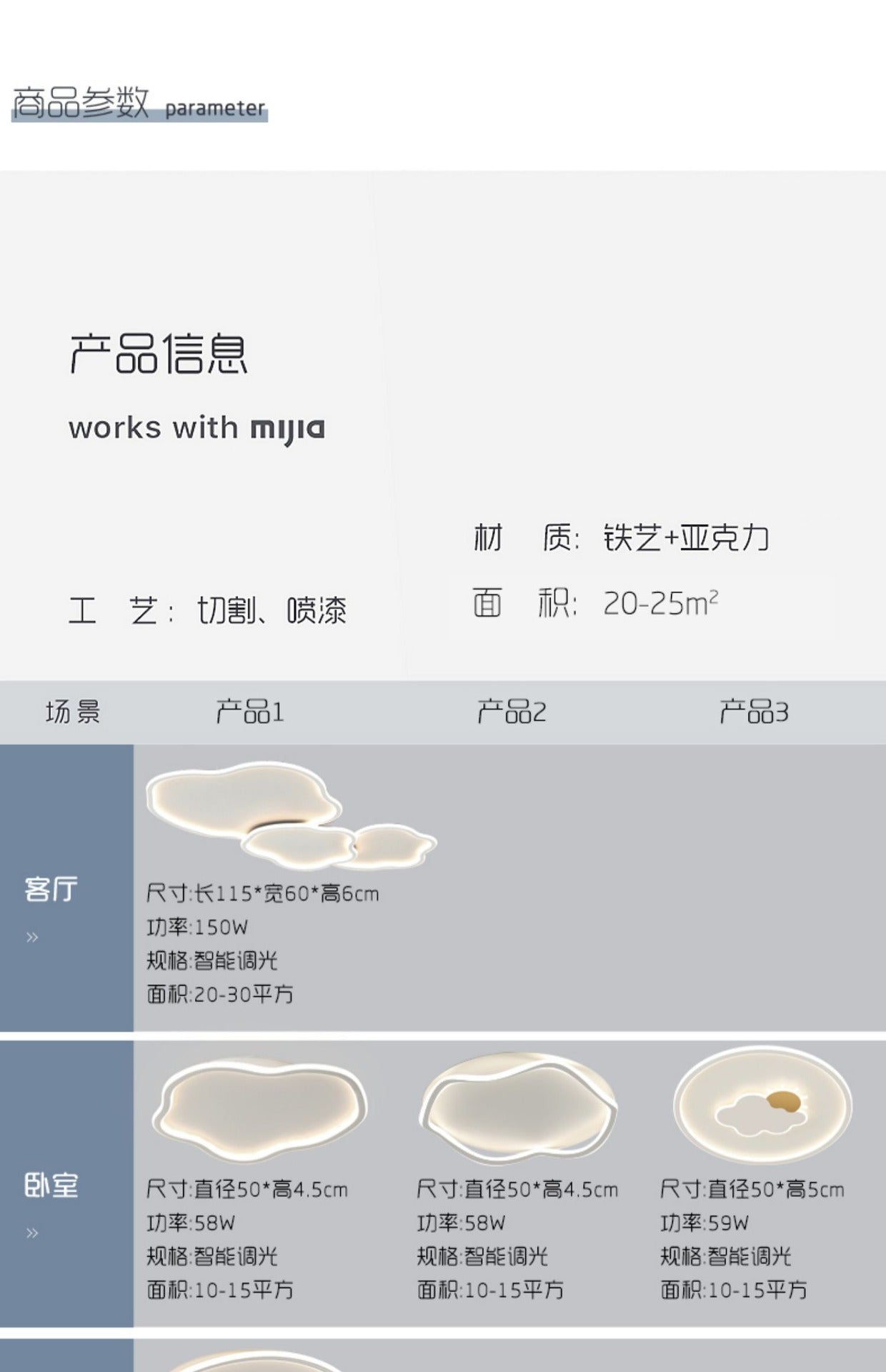 Nordic Minimalist Living Room Lamp Large Lamp Modern Simple Elegant Home Hall Main Lamp Creative Eye Protection LED Ceiling Lamp