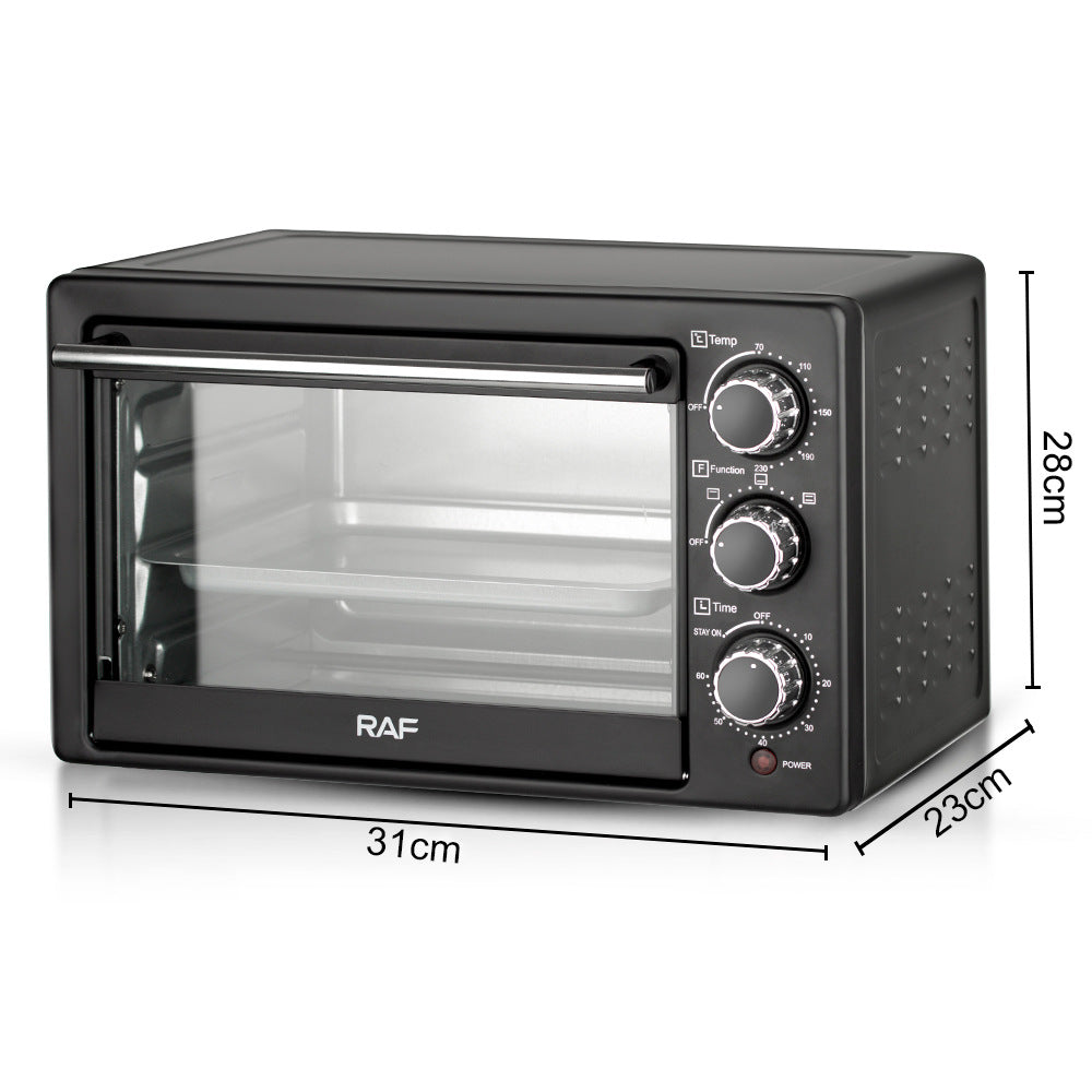 RAF European standard electric oven for home multifunctional baking22L Visual Oven French Fry Machine Cake Machine