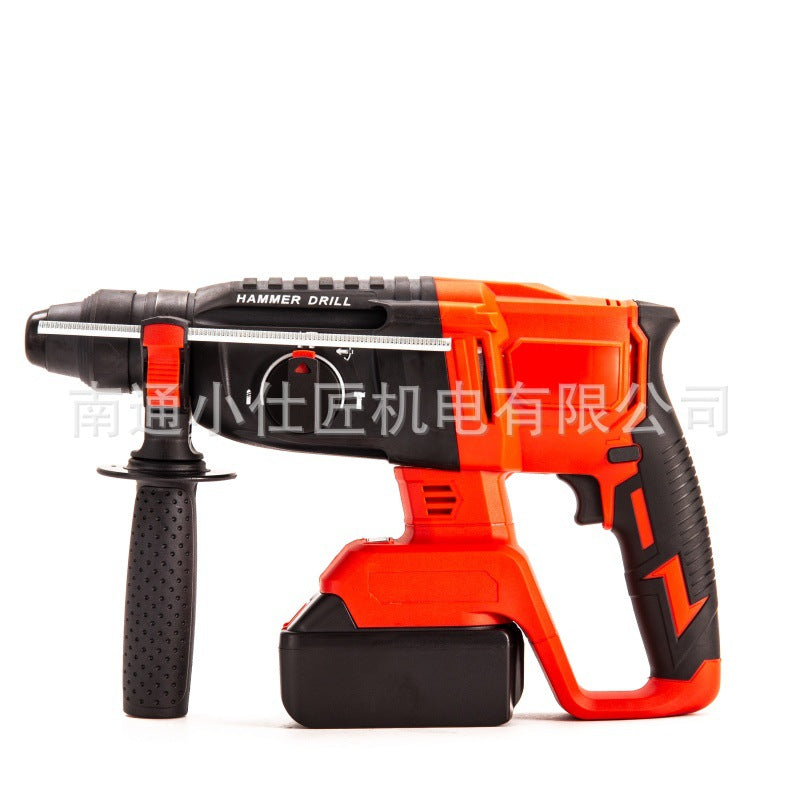 Manufacturer Supply Multi-Functional High-Power Lithium Electric Hammer Cross-Border Foreign Trade Industrial Grade Rechargeable Concrete Impact Electric Hammer