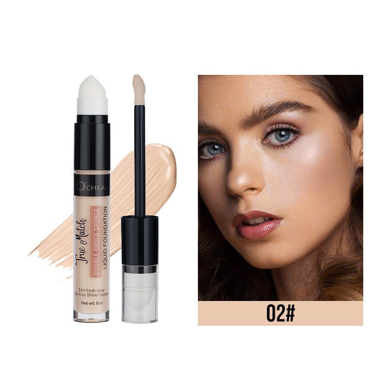 AliExpress Ouqianya Dual-Head Concealer Pen Even Skin Tone Spot Application Cover Spots Acne Marks Wholesale