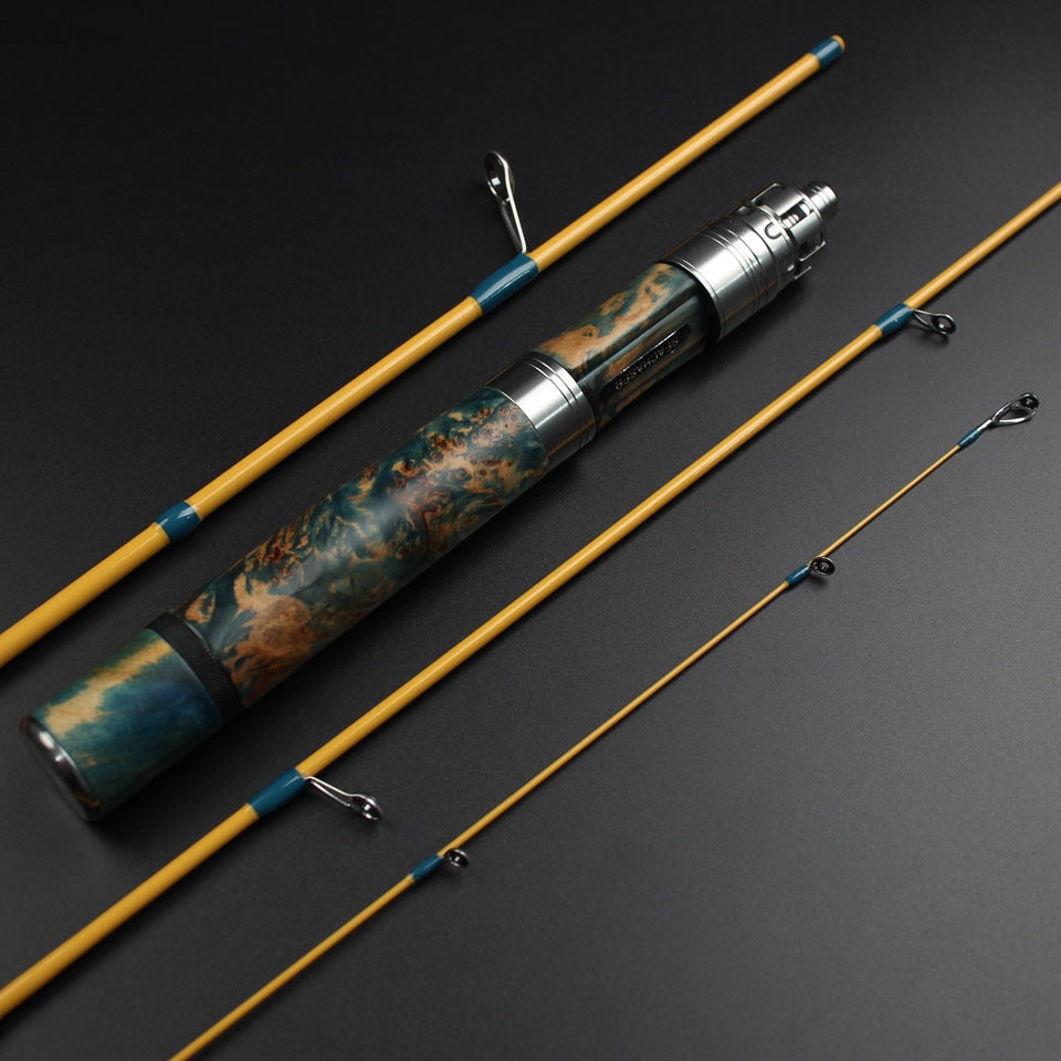 1.4Ultra-light Stream Casting Rod, Soft and Lightweight, Easy to Carry, Four-section Lure Rod for Bass and Panfish Fishing