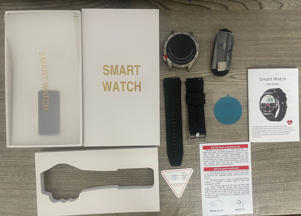 New ET485Smart Watch ECG ECG Health Monitoring Non-Invasive Blood Glucose Measurement Bluetooth Call Smart Watch