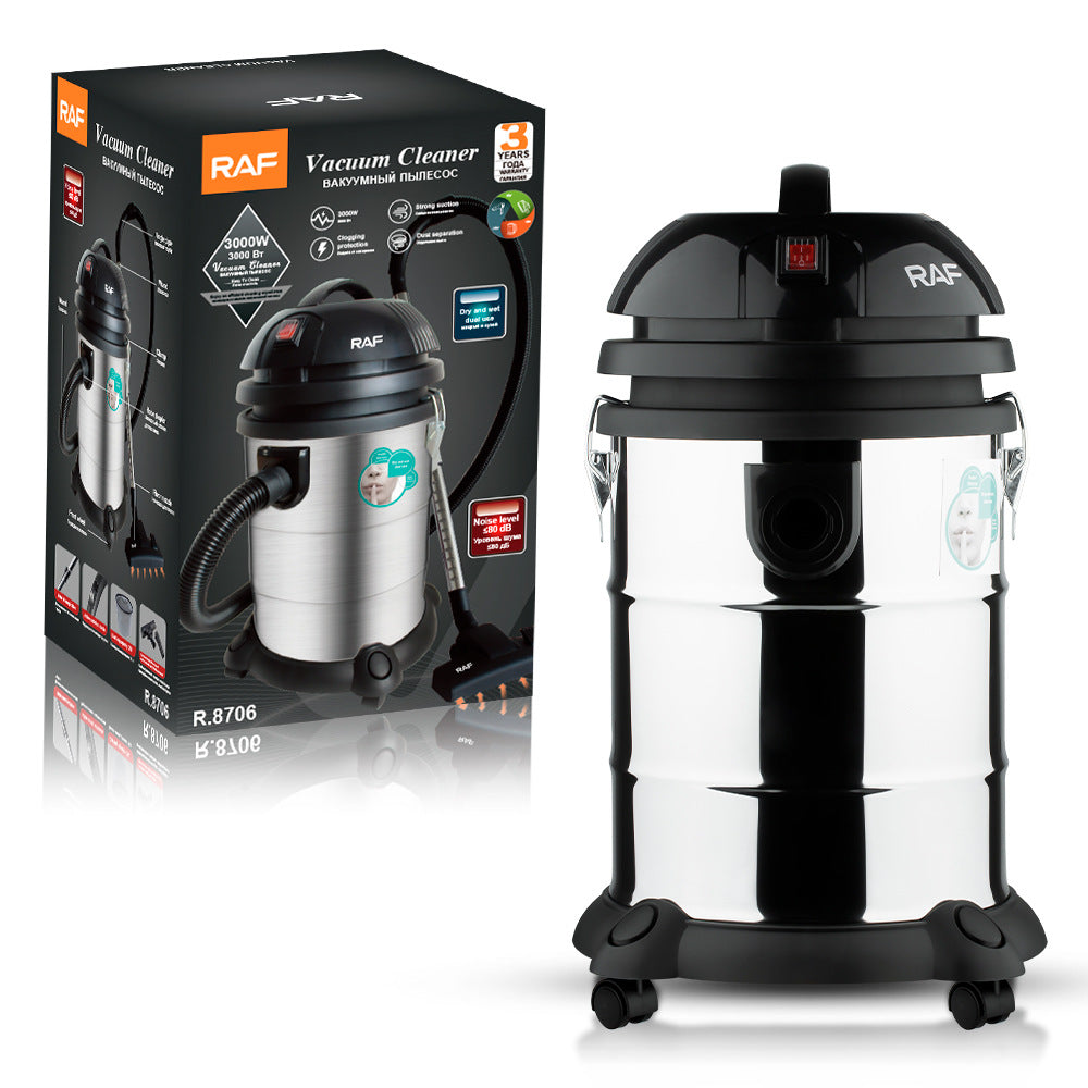 RAF European Standard Dry Vacuum Cleaner Home Hotel Super Suction High Power Handheld Bucket Vacuum Cleaner
