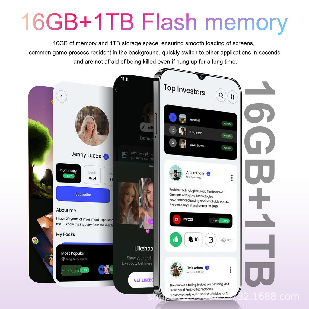 Best-selling in stock Hot40Pro All-in-One Machine16+1T Large Memory Smartphone Source Manufacturer Wholesale