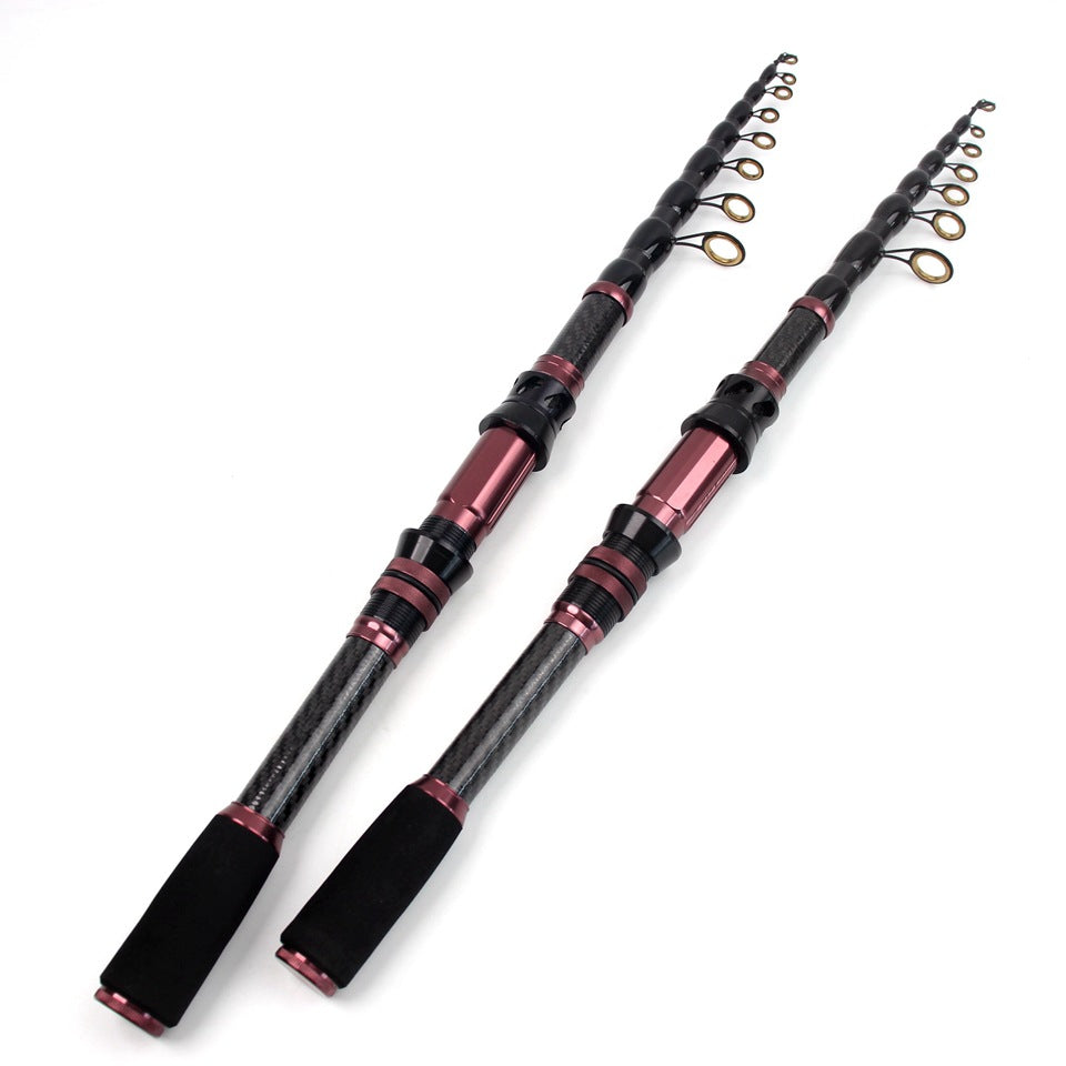 New Ultra Short Sea Rod Carbon High Quality Portable Fishing Rod Retractable Lure Casting Rod Fishing Gear Manufacturer Wholesale