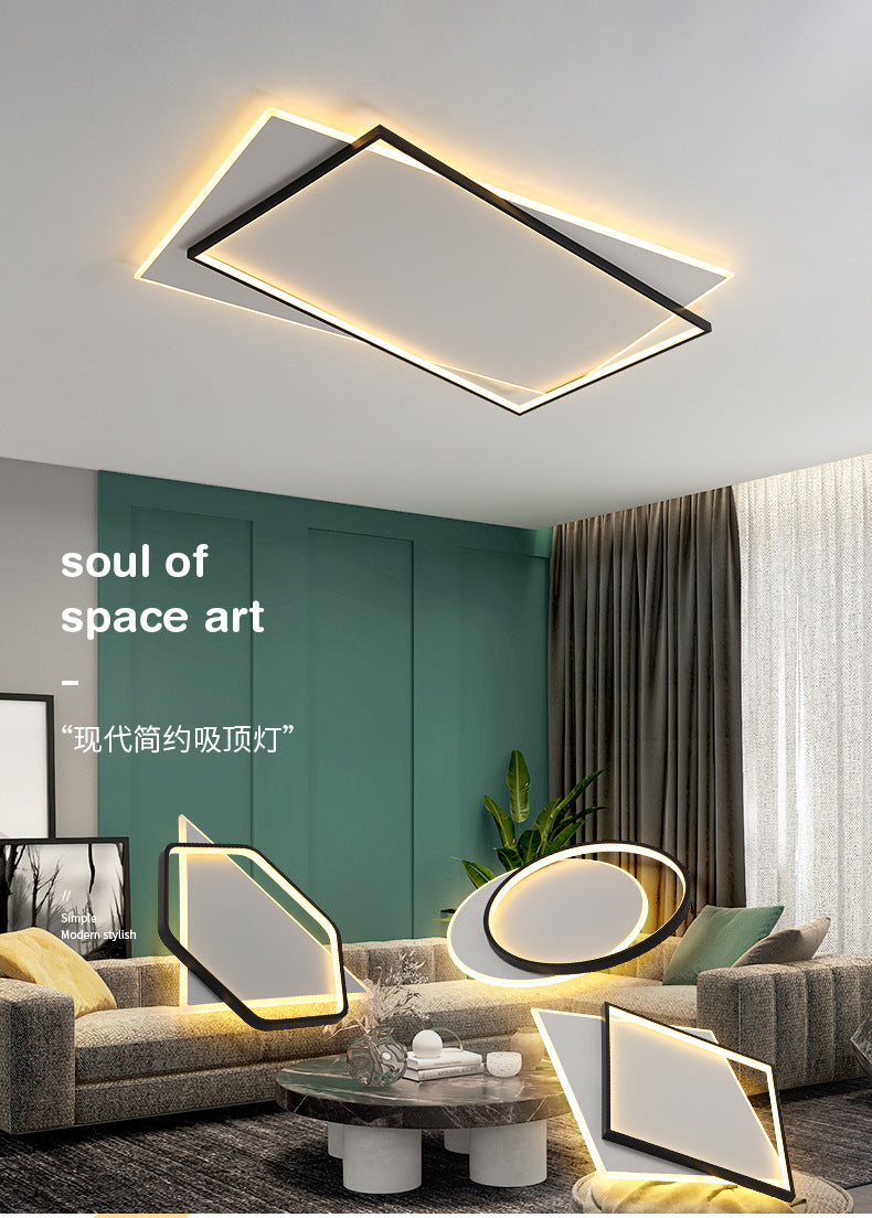 Lamp in the Living Room Modern Minimalist and Magnificent led Ceiling Light Bedroom Main Household Large Lighting Fixture Whole House Package Set