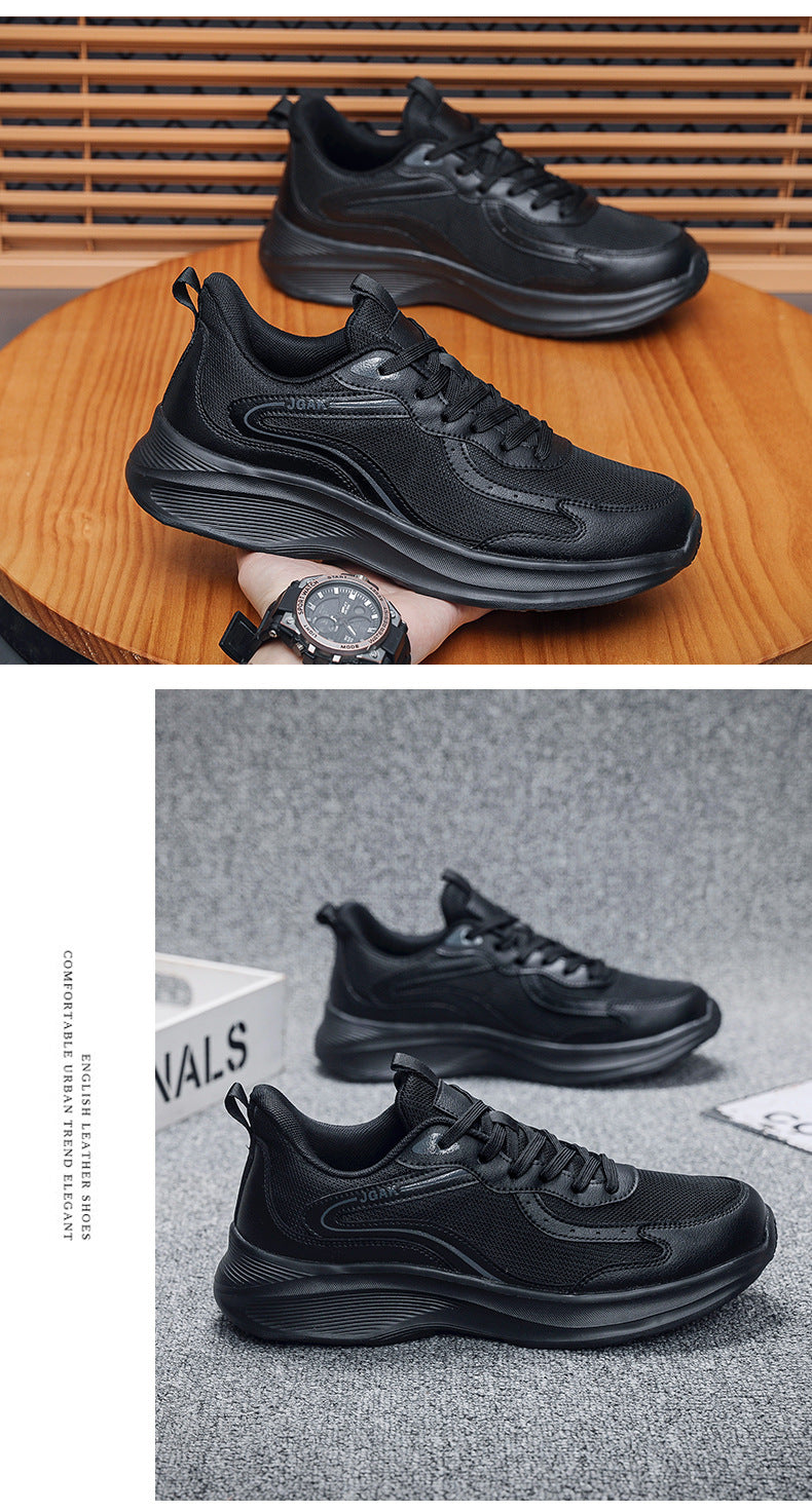 Plus Size Men's Fashion Casual Sneakers Trendy Versatile Breathable Mesh Shoes Lightweight Running Shoes Luxury Travel Shoes