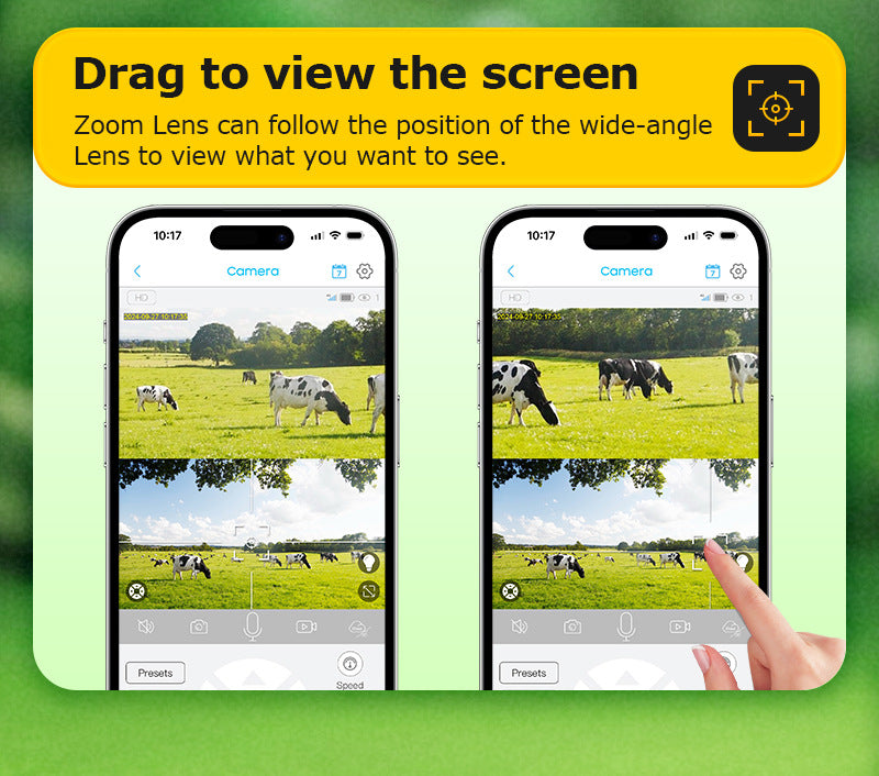 Specially designed for the new bush camouflage pattern4G Solar-powered Camera6MP Hd202x Zoom Surveillance Camera