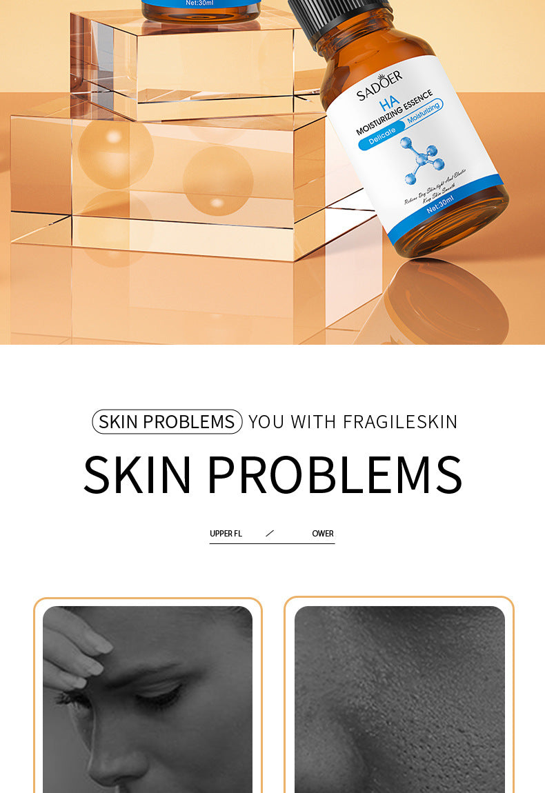 Full English Essence Serum SADOER Hyaluronic Acid Arbutin Moisturizing and Hydrating30ml  Foreign Trade Live Wholesale