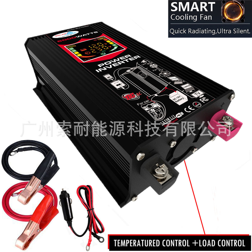 Tang Dynasty Three Car Inverter500W 12V Turn220V 110V Smart Display Screen Dual USB Mouth inverter