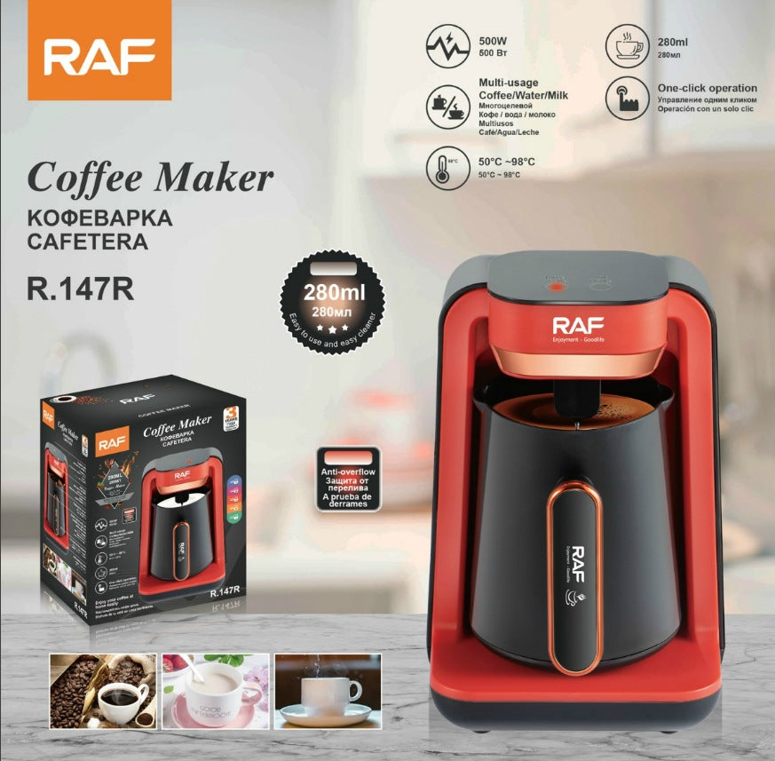 RAF European Standard Portable Office Coffee and Tea Maker Heating Coffee Cup New Turkish Coffee Pot R147