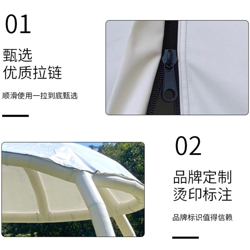 Kaila Outdoor Portable Inflatable Pavilion Round Pavilion Villa Garden Landscape Pavilion Open-air Restaurant Tent