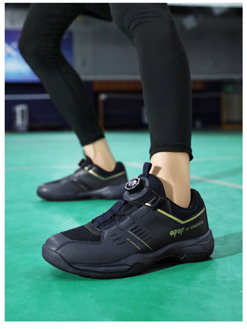 Large Size New Cushioning Anti-Slip Sneakers Breathable Table Tennis Shoes Low-Top Men's Professional Badminton Training Shoes