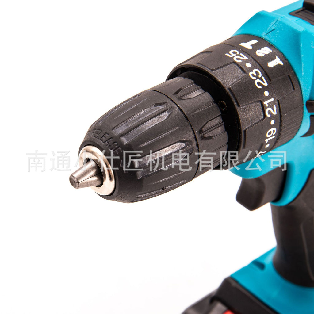 Foreign Trade Cordless Handheld Impact Drill Household Multifunctional Electric Screwdriver Brushless Lithium Battery Tool