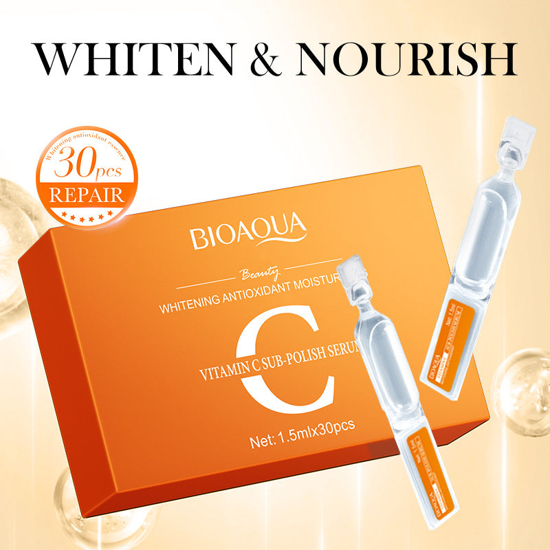 Vitamin C Whitening Essence BIOAQUA Hydrating and Anti-Oxidation Single-Use Essence Liquid Cross-Border Wholesale
