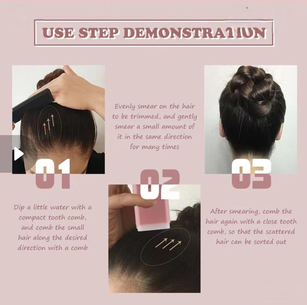 sleek stick Hair wax stick15g Cross-Border Wig Care Moisturizing Styling Anti-Frizz Magic Broken Hair Finishing Cream