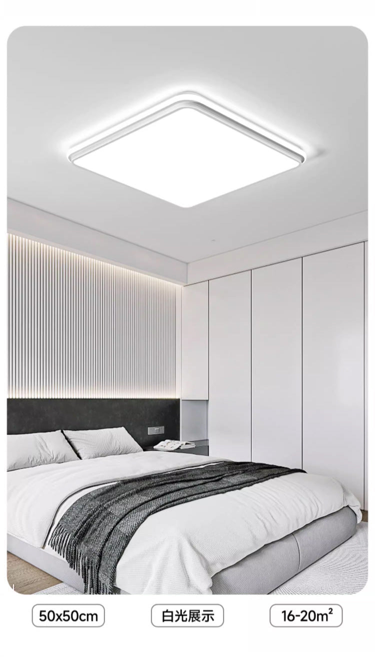 Full Spectrum Home Ceiling Light Bedroom Modern Simple White Nordic Internet Celebrity Art Ultra Bright led Master Bedroom